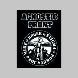 Agnostic Front, chrbtová nášivka veľkosť cca. A4  (po krajoch neobšívaná)